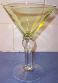 Decorative Martini Glass