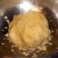 Chill dough in mixing bowl