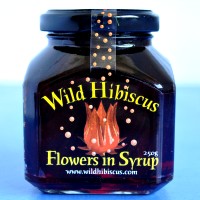 Wild Hibiscus flowers in Syrup