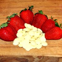 White Chocolate and Strawberries