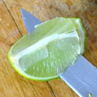 Cut the lime