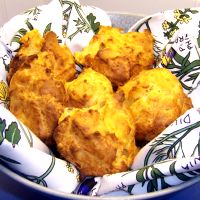 Cheesy Beer Gougeres