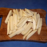 Peel and cut Potatoes