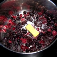 Prepare the berry coulis