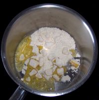 Flour and Butter in pan