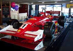 Formula Holden racing car display