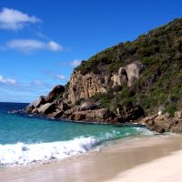 Headland at the end of the beach