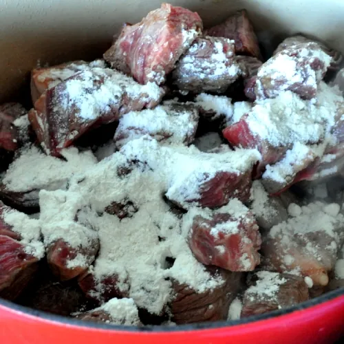 Add flour and cook